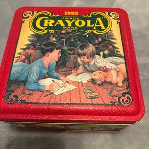Vintage 1992 Crayola Tin